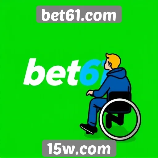 Acessibilidade e design do portal bet61.com